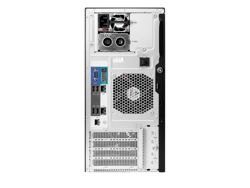 HPE ProLiant ML30 Gen10 Plus Server- Rear 2