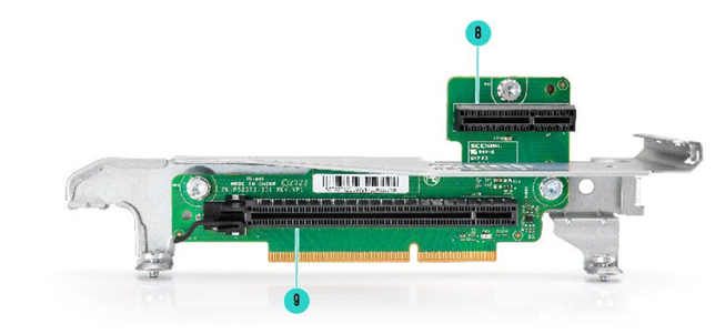 HPE ProLiant MicroServer Gen10 Plus v2 - Riser Board